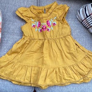 Mustard yellow dress